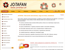 Tablet Screenshot of jotafan.pl